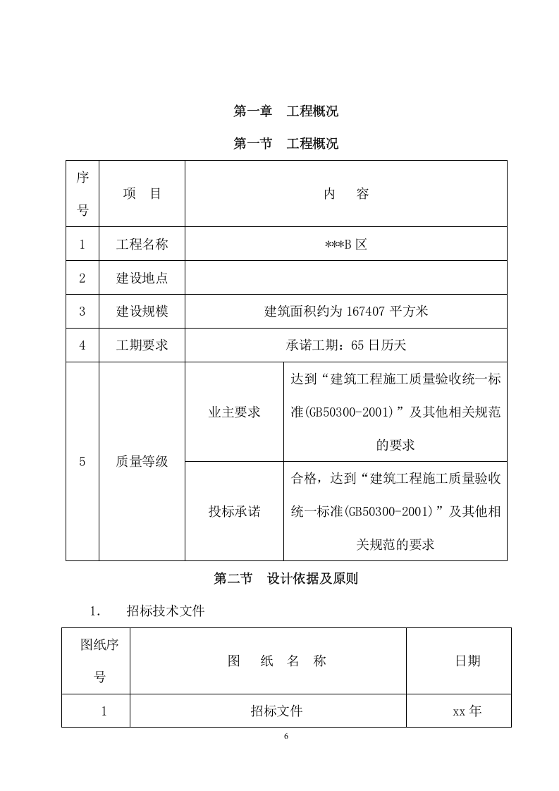 基坑支护及土方开挖施工项目方案（240页） 第6页