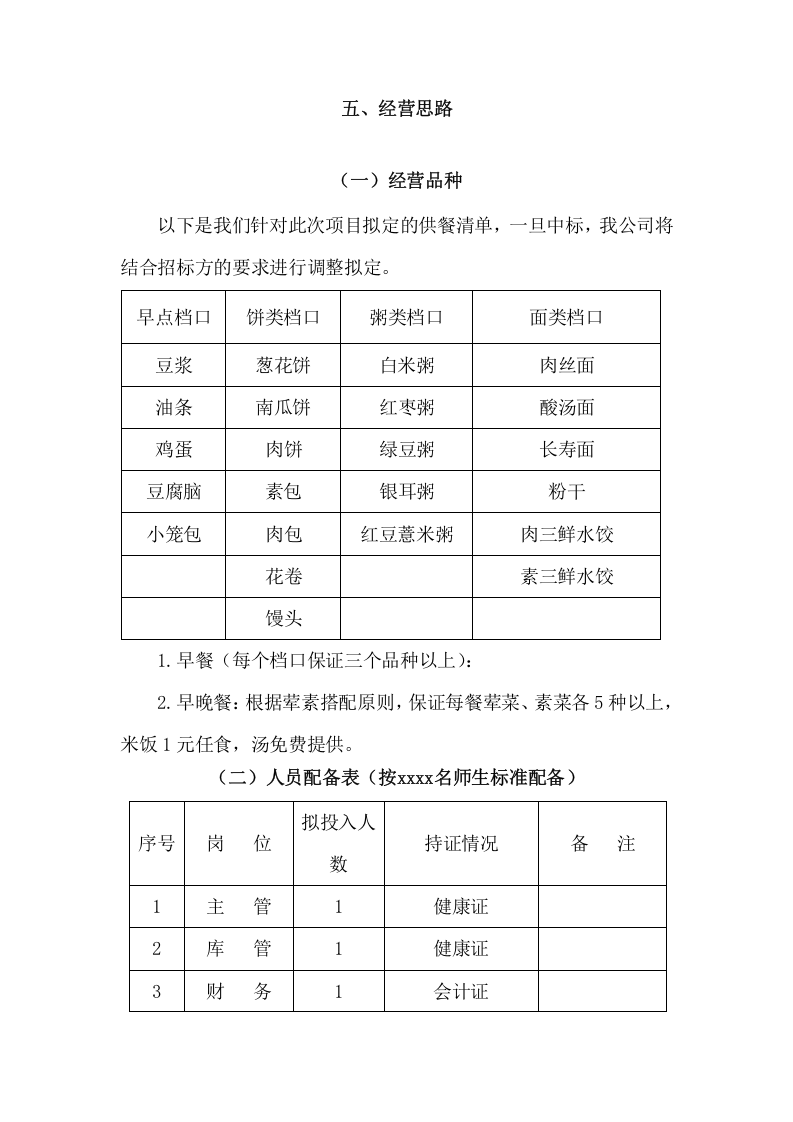 学校食堂经营方案（36页） 第10页