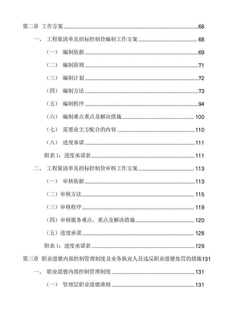 工程量清单及招标控制价编制、审核入库类服务项目方案（286页) 第4页