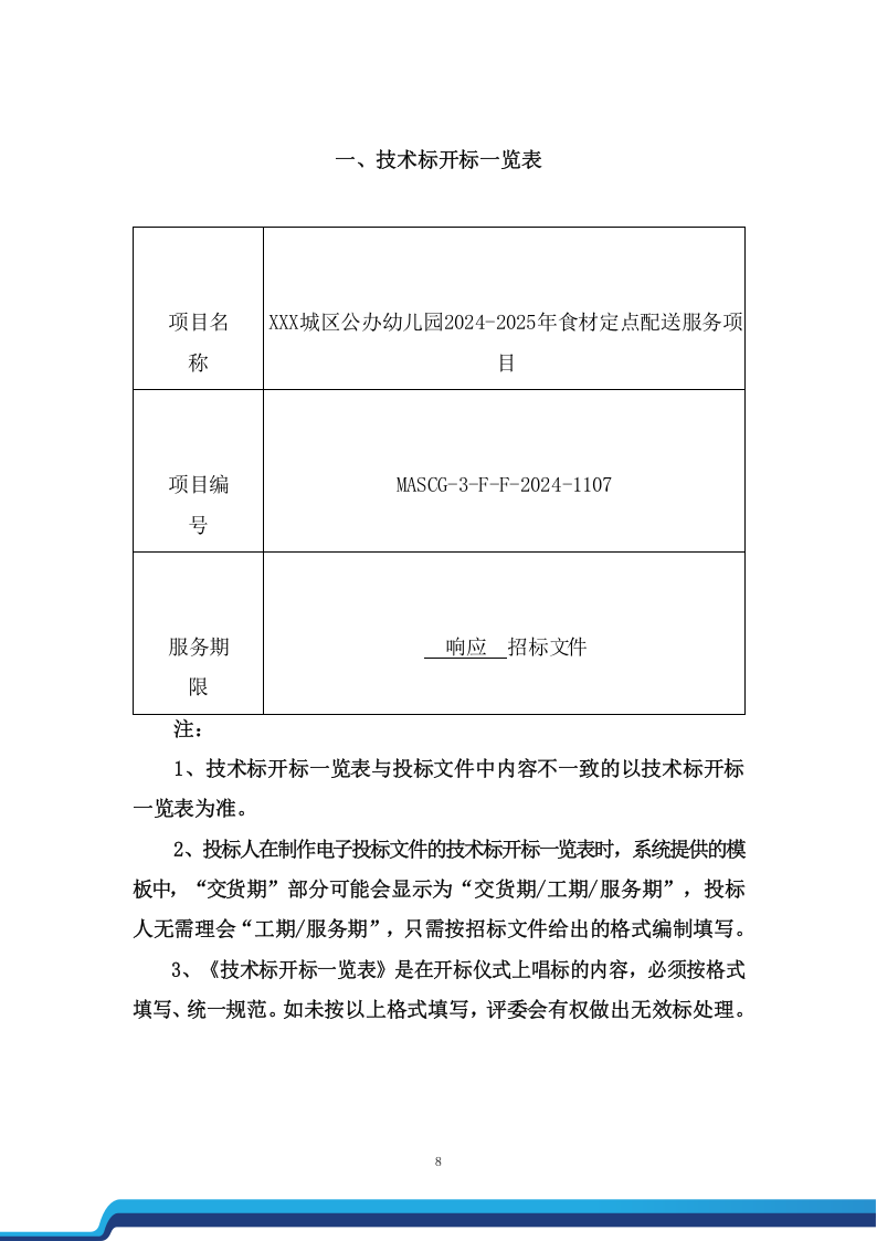 城区公办幼儿园食材定点配送服务方案(198页) 第8页