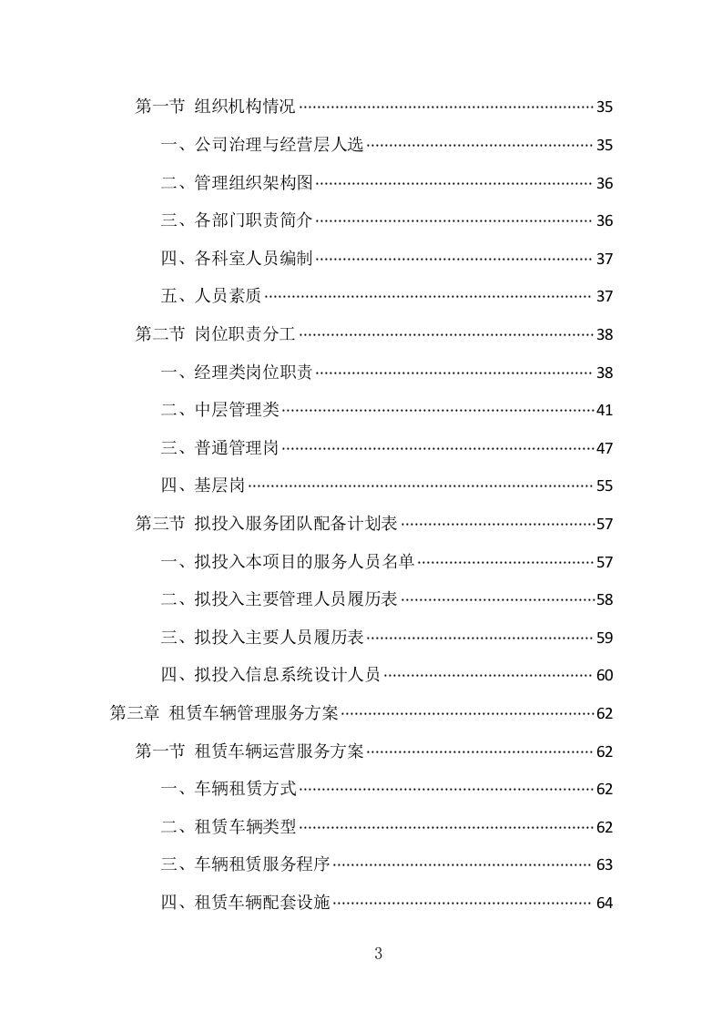 汽车租赁服务项目方案（413页） 第3页