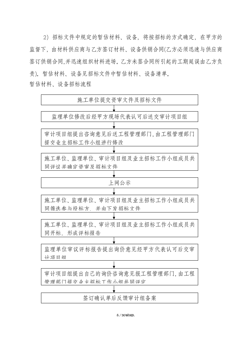 投标全过程跟踪审计方案（30页） 第8页