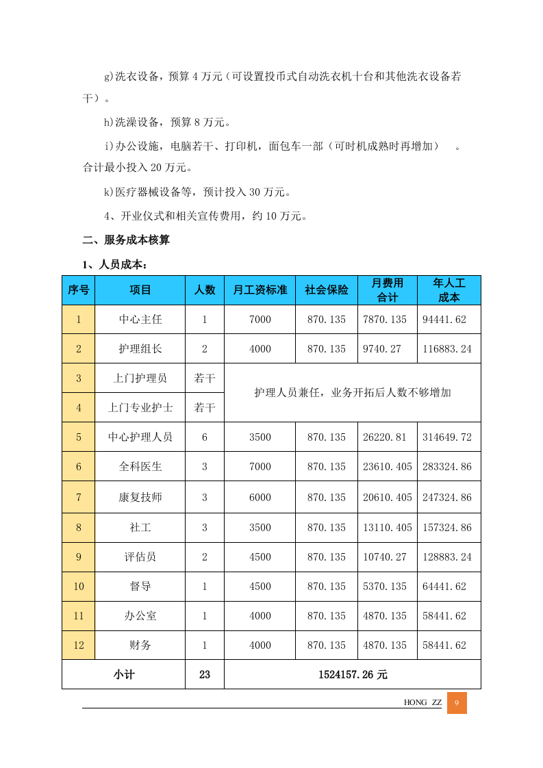 最新居家养老管理服务方案投标文件标书（57页） 第9页