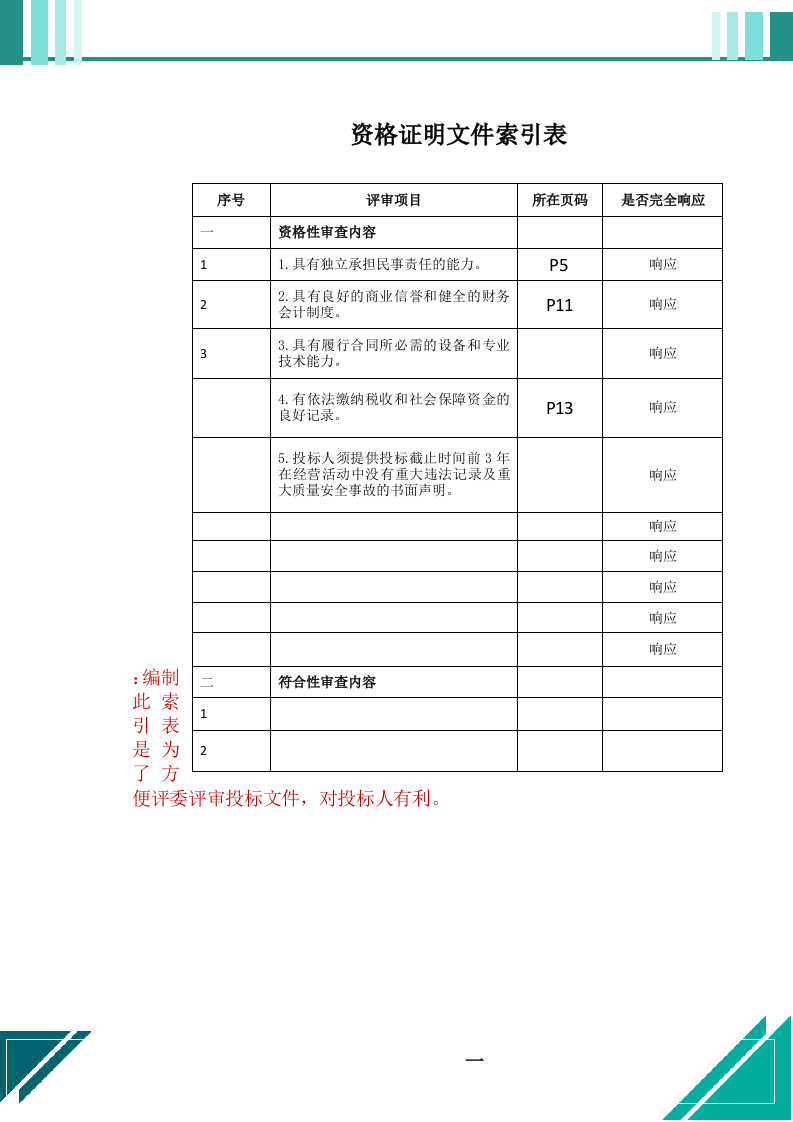 餐饮服务外包项目投标文件（664页） 第2页