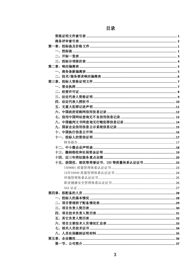 养老服务投标文件（1106页） 第4页