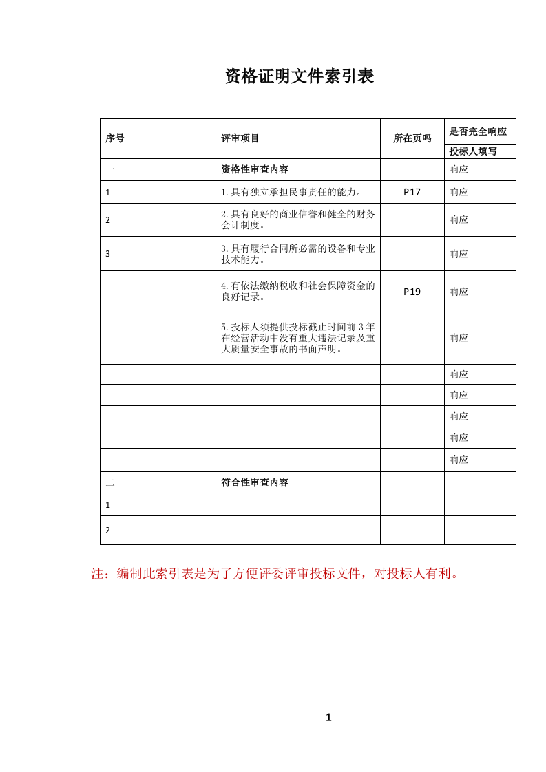 书籍、期刊、杂志、广告等印刷品定点服务投标文件（694页） 第2页