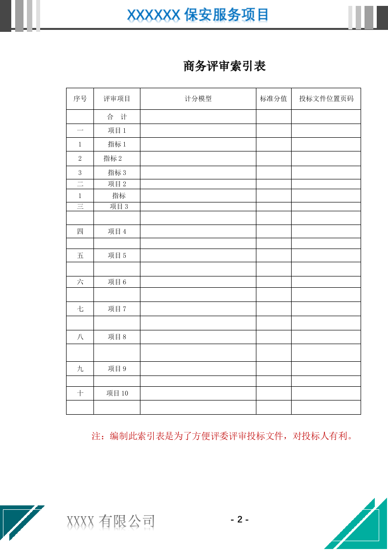 医院保安服务投标文件（716页） 第3页