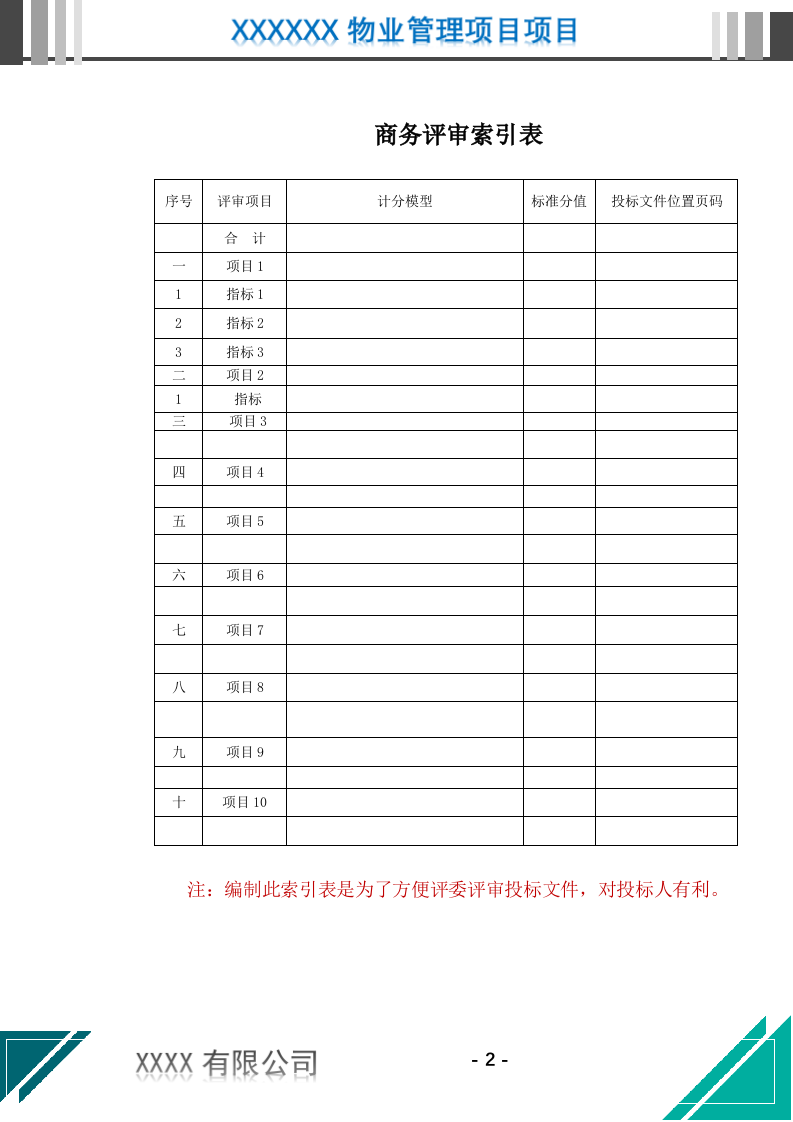 机关物业管理服务投标文件(637页) 第3页