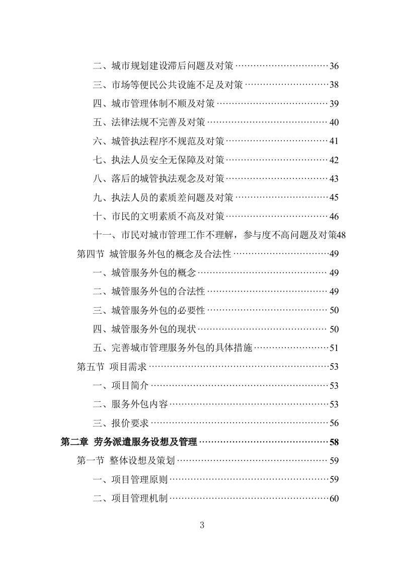 城管劳务派遣项目方案模板（421页） 第3页