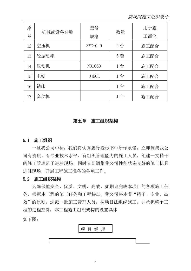 防尘网施工方案模板（50页） 第9页