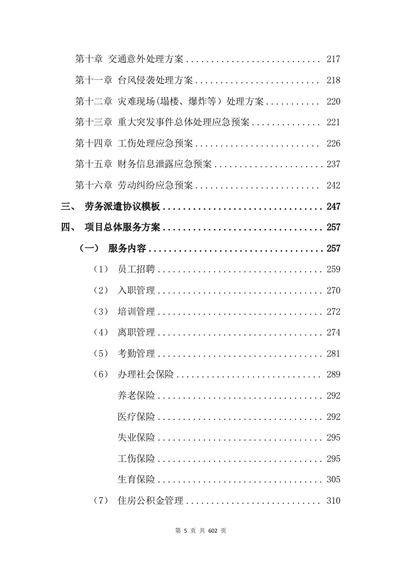 劳务派遣项目方案(602页) 第5页