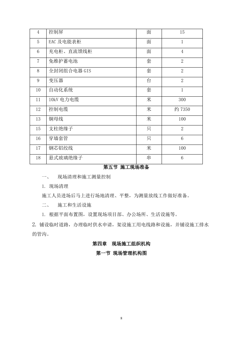 110kv变电站安装电气施工方案（75P） 第8页
