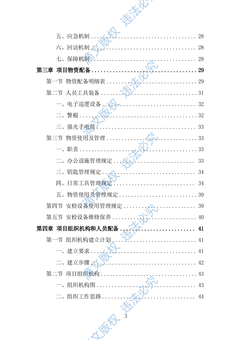 音乐节安保及安检服务投标方案（316页） 第3页