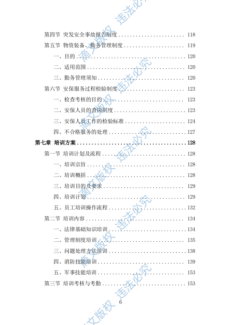 音乐节安保及安检服务投标方案（316页） 第6页