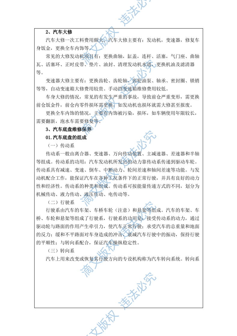 汽车维修服务方案（81P） 第3页