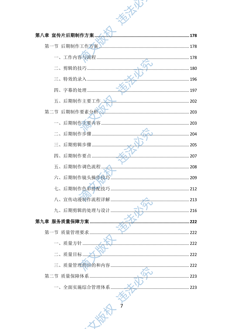 税务宣传片投标方案301页 第7页