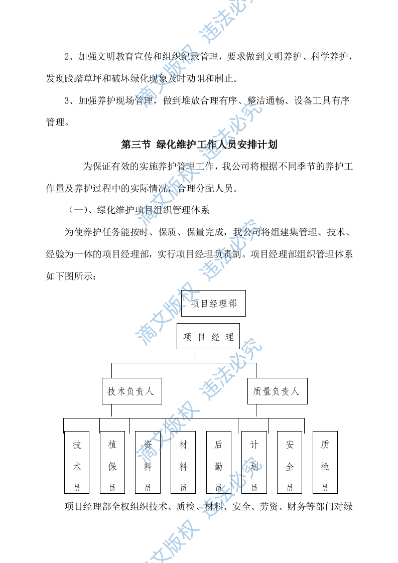 绿化工程施工方案214 第10页