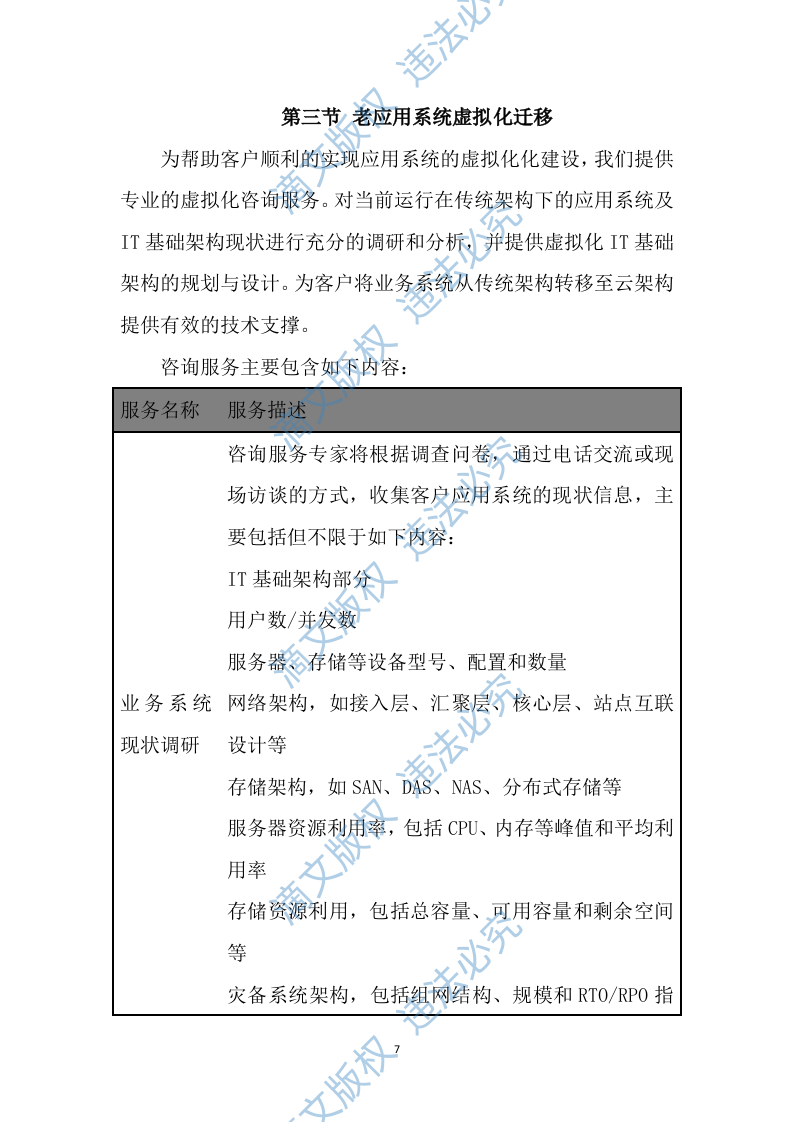 软件定制开发项目服务方案431页 第7页