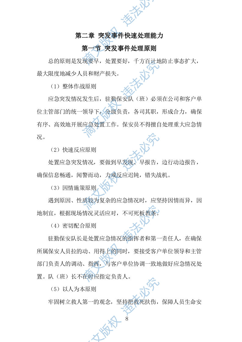 银行保安服务方案608P 第8页