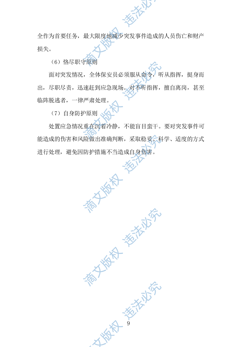 银行保安服务方案608P 第9页