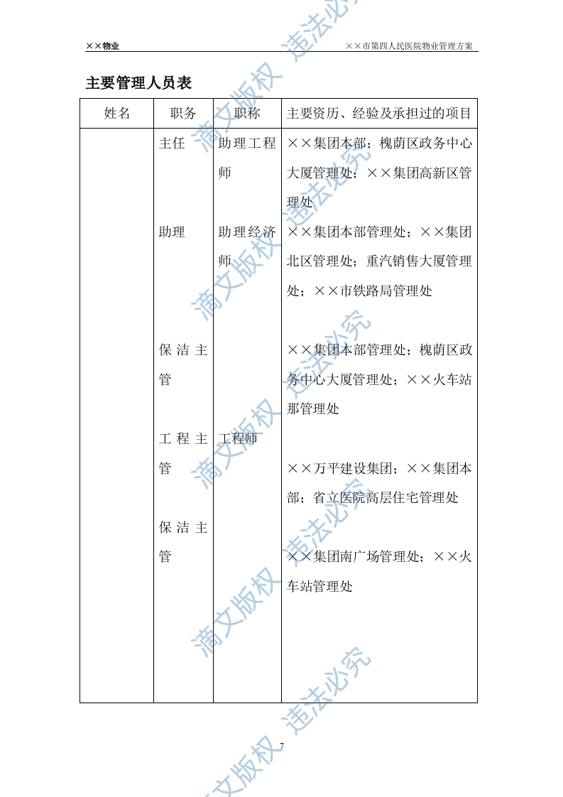 ××第四人民医院投标书(78页) 第7页