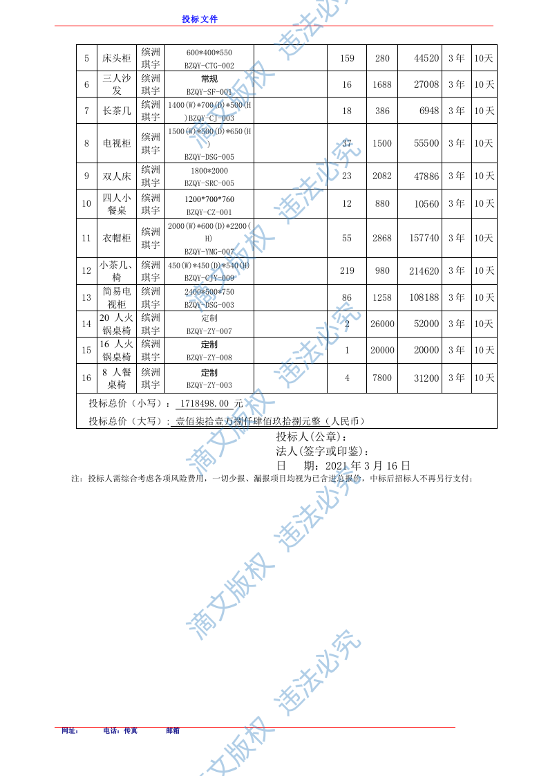 家具类采购 第7页