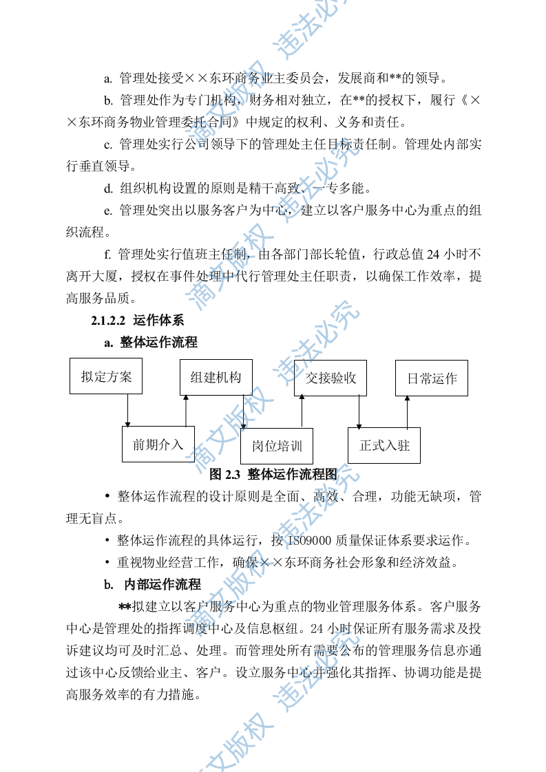 国际广场物业管理投标文件方案 第10页