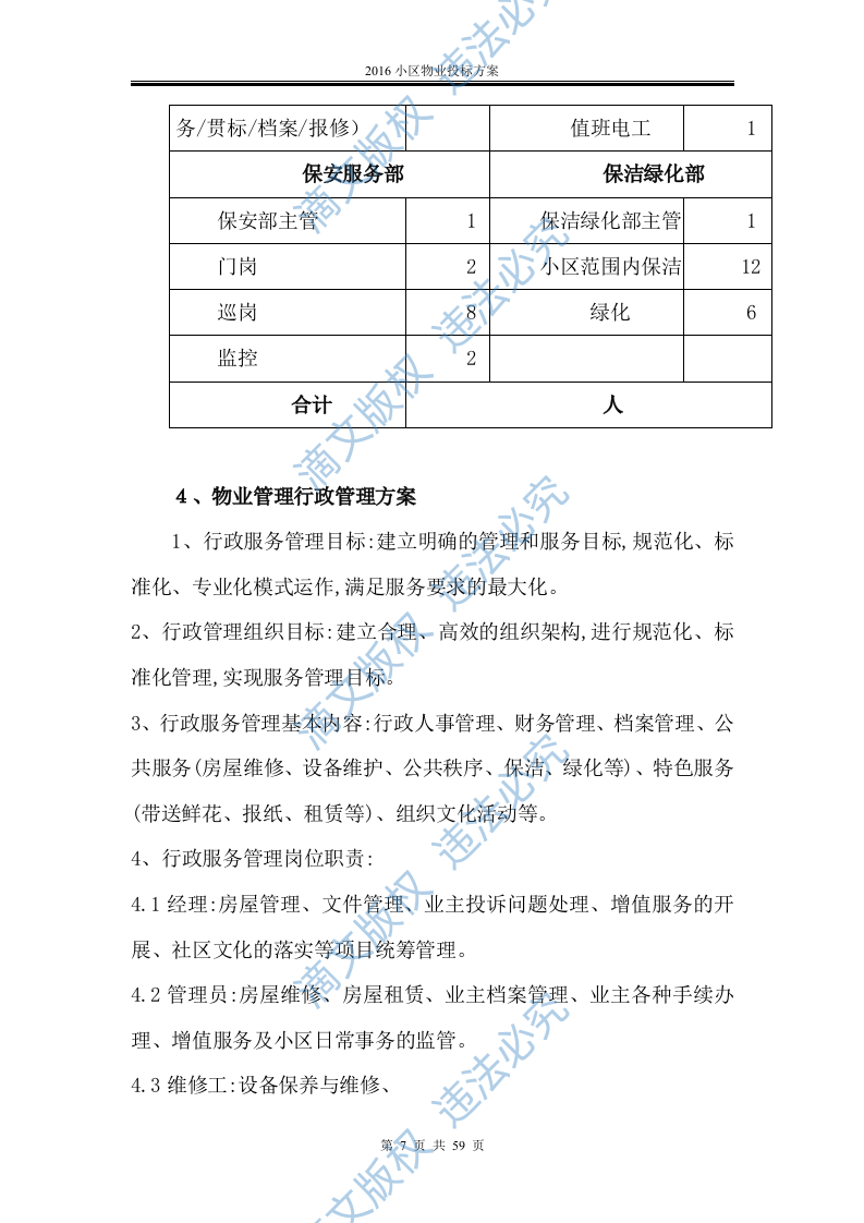 2016小区物业投标方案 第7页