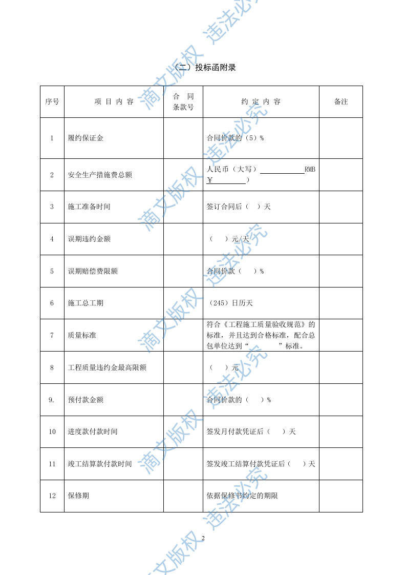 XXX新建工程院区景观工程施工联合体投标 第6页