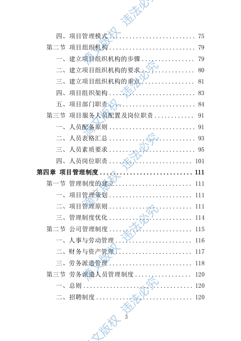 办事大厅窗口人员劳务派遣投标方案（335页） 第3页