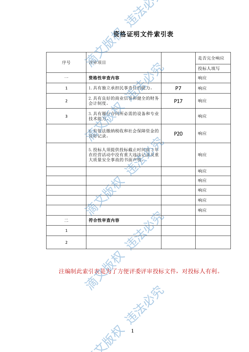 城市道路交通标志、标线、信号设施养护投标文件(1111页) 第2页