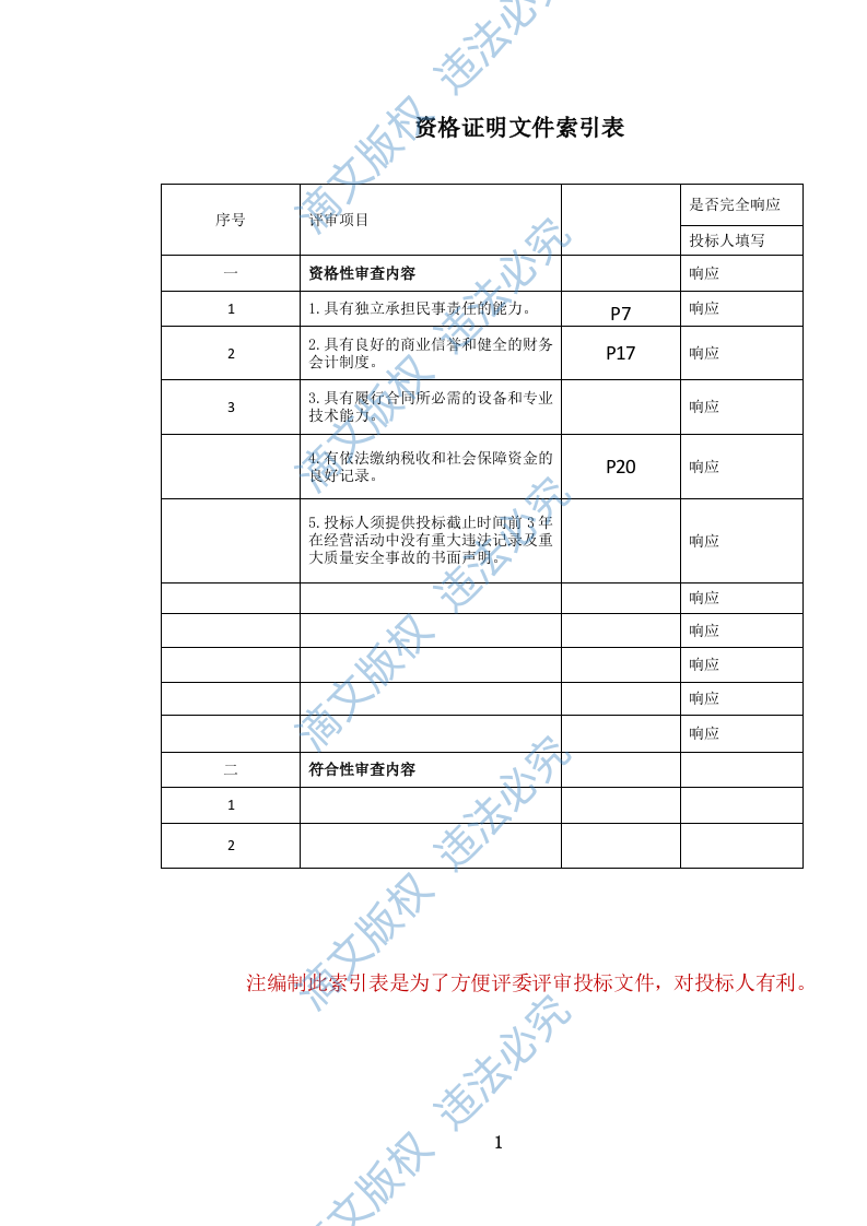 医疗固体废弃物无害化处置服务投标方案(846页) 第2页