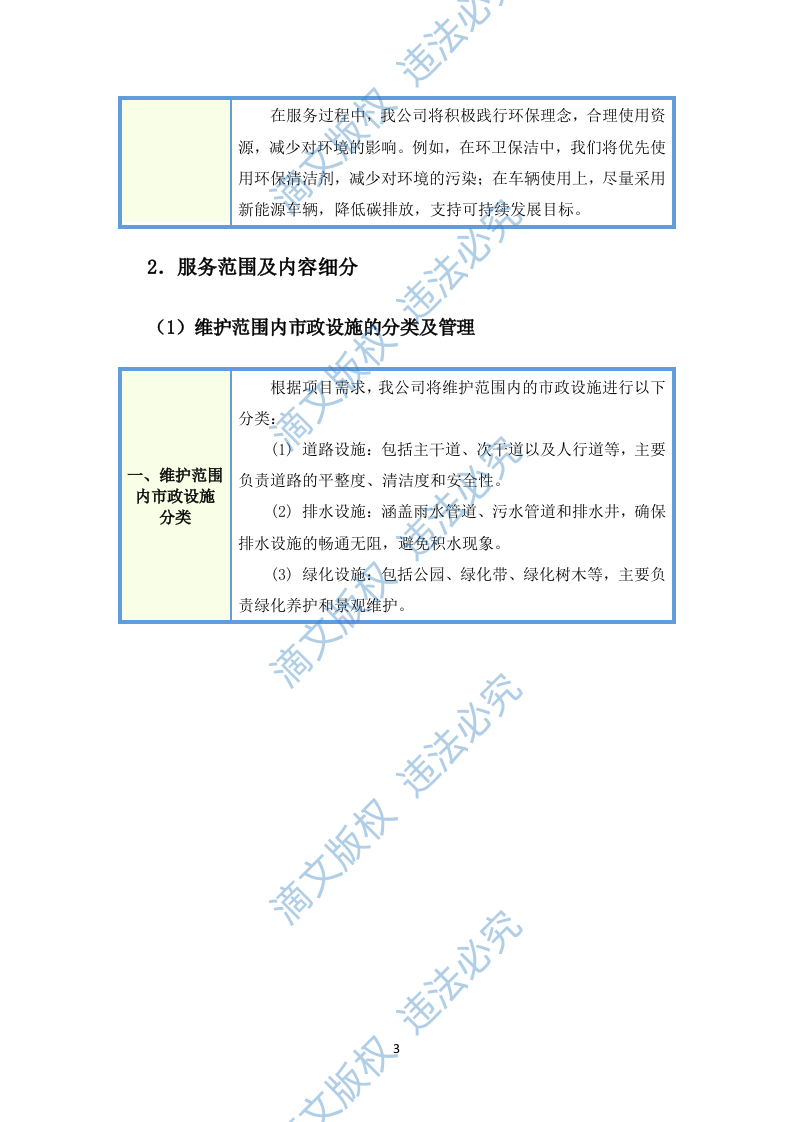 环卫清扫及园林绿化投标方案(图文图表)(299页) 第8页